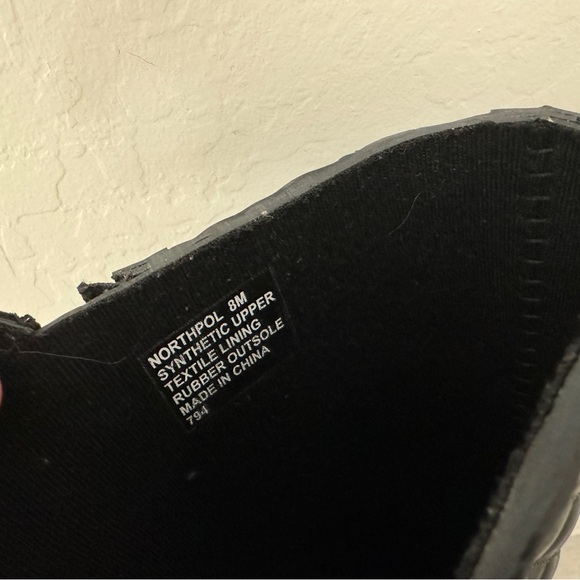 Knee high black rain boots - size 8 - Picture 2 of 3